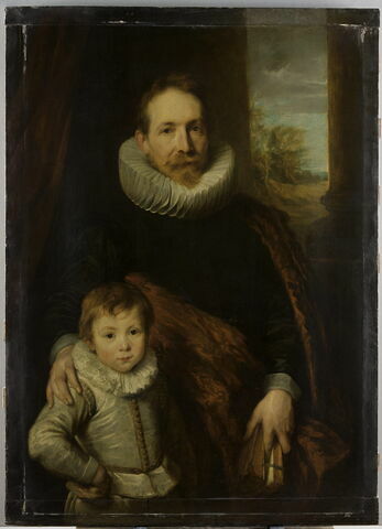Portrait d'un père et son fils