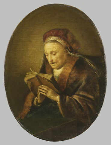 Femme âgée priant ou La Prophétesse Anne, dit aussi La Mère de Rembrandt