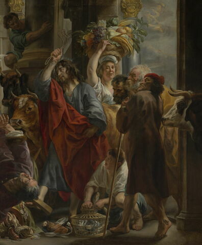 Jésus chassant les marchands du Temple, image 3/8