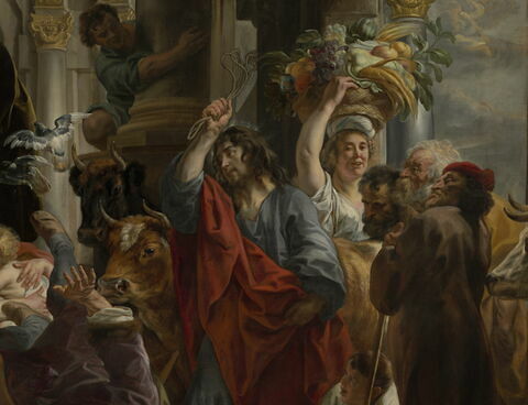 Jésus chassant les marchands du Temple, image 6/8