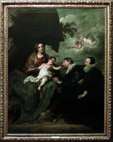La Vierge aux donateurs ou La Vierge et l'Enfant avec deux orants à genoux, image 7/8