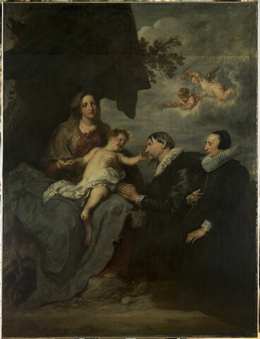 La Vierge aux donateurs ou La Vierge et l'Enfant avec deux orants à genoux