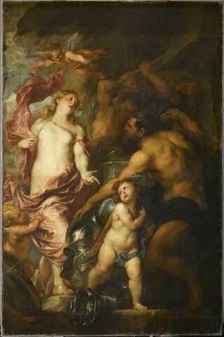 Vénus fait forger par Vulcain des armes pour son fils Énée, image 1/3
