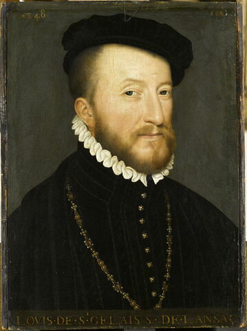 Louis de Saint-Gelais, seigneur de Lansac (av. 1515/13-1589), gouverneur de François II et de Charles IX, surintendant de la maison de Catherine de Médicis., image 1/5