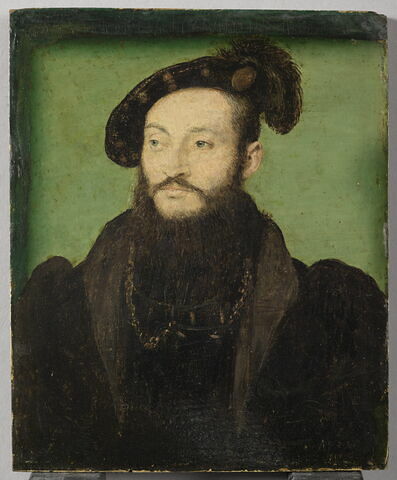 Portrait d'homme, dit autrefois Laurent II de Médicis, duc d'Urbin.