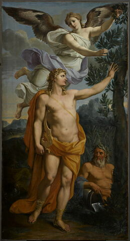 Apollon couronné par la Victoire