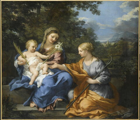 La Vierge à l'Enfant avec sainte Martine