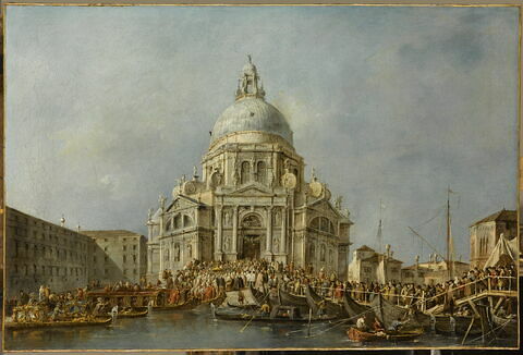 Le Doge de Venise se rend à la Salute, le 21 novembre, jour de la commémoration de la fin de la peste de 1630
