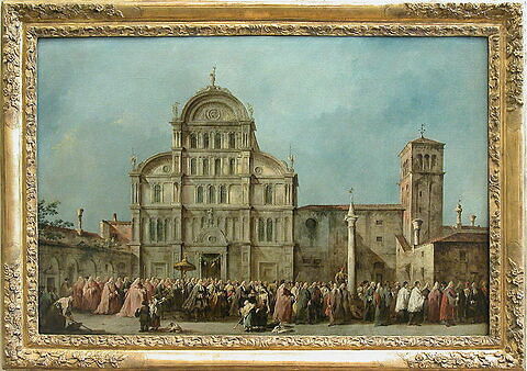 La Procession du doge de Venise à l'église de San Zaccaria, le jour de Pâques, image 2/3