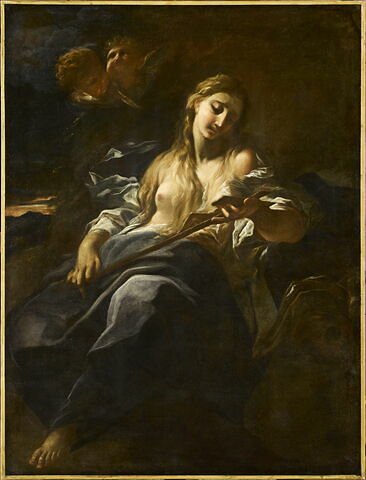 La Madeleine en méditation devant un crucifix, image 1/3