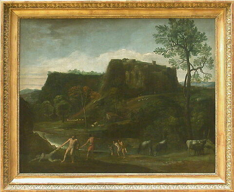 Paysage avec Hercule tirant Cacus de sa caverne, image 3/3