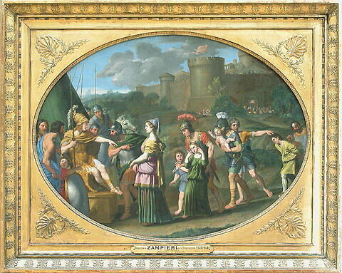 Timoclée captive amenée devant Alexandre, image 2/2