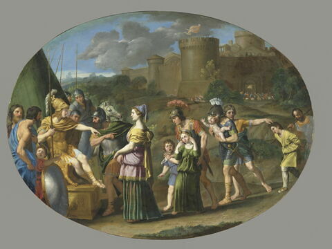 Timoclée captive amenée devant Alexandre