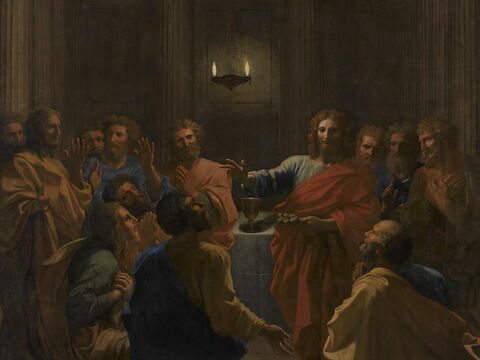 Jésus Christ instituant l'Eucharistie, image 2/6