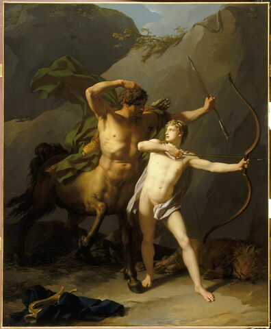 L'Education d'Achille par le centaure Chiron