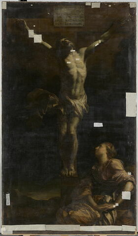 Le Christ en croix et la Madeleine