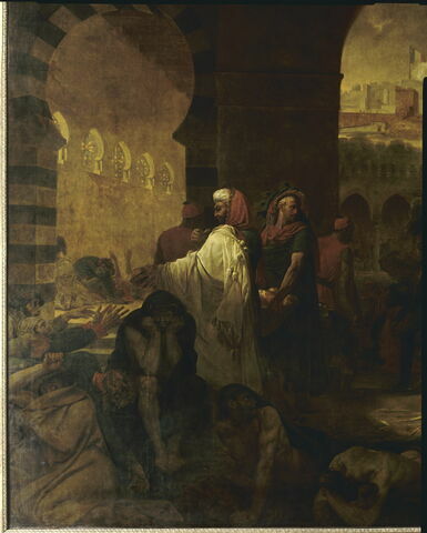 Bonaparte visitant les pestiférés de Jaffa (11 mars 1799), image 8/11