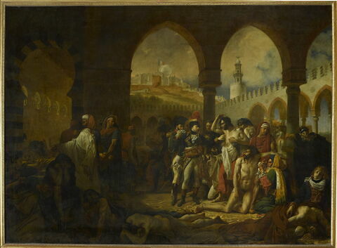 Bonaparte visitant les pestiférés de Jaffa (11 mars 1799)