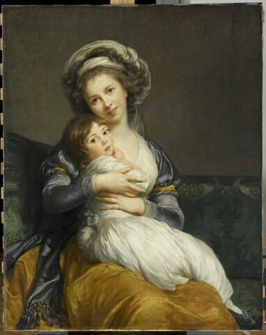 Madame Vigée-Le Brun et sa fille, Jeanne-Lucie-Louise, dite Julie (1780-1819), image 1/2