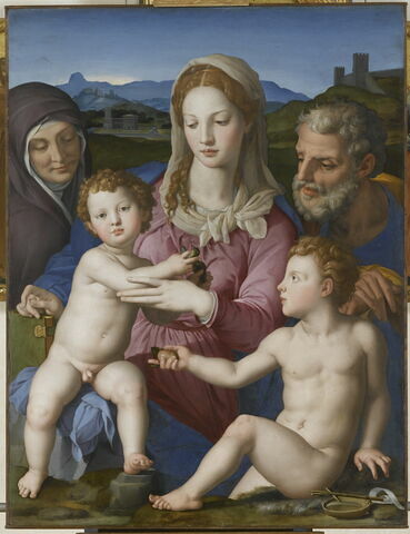 La Sainte Famille avec sainte Élisabeth et le petit saint Jean Baptiste, image 2/3
