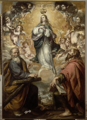 L'Immaculée Conception avec saint Philippe et saint Jacques le Mineur