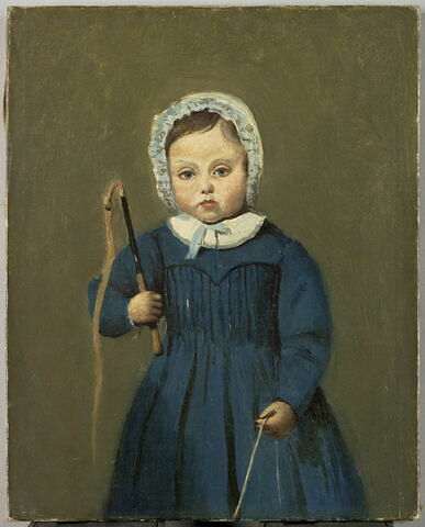 Louis Robert, enfant (1841-1877), fils de François-Parfait Robert, ami de Corot., image 1/6