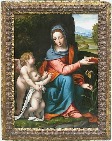 La Vierge à l'Enfant avec un ange, dit Madone de Menaggio, image 2/2