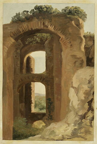 Arcade en ruines, dit aussi : Etude du Colisée, image 1/4