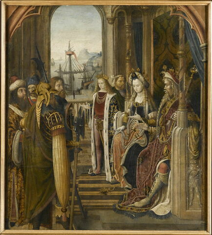 Le roi païen envoie des ambassadeurs demander la main de sainte Ursule