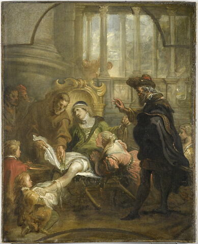 Saint François de Paule guérissant Jean Caratello, image 1/8