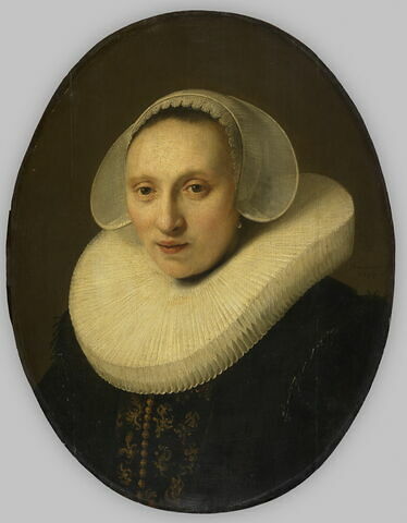 Portrait de Cornélia Pronck, épouse d'Albert Cuyper, à l’âge de trente-trois ans, image 1/4