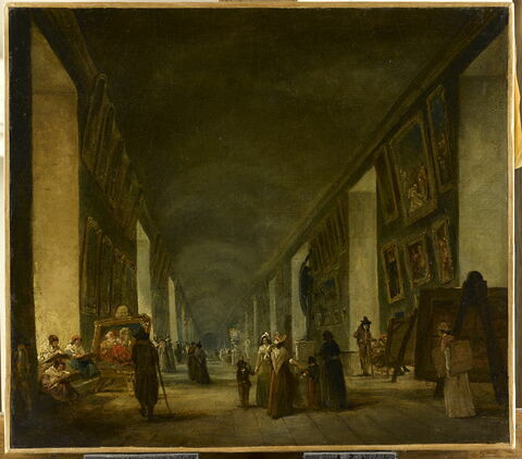 La Grande Galerie du Louvre, entre 1794 et 1796, image 1/2