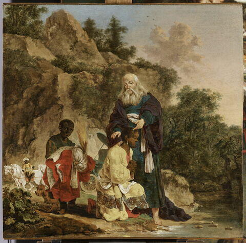 Le Baptême de l'eunuque éthiopien par l'apôtre (et diacre) saint  Philippe, image 1/4