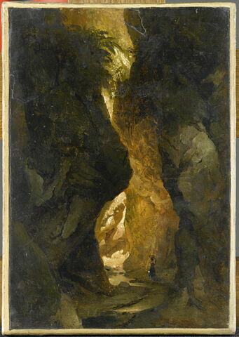 Vue d'une grotte