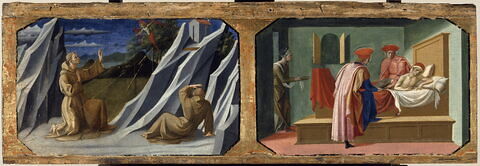 Saint François d' Assise recevant les stigmates, saint Cosme et saint Damien soignant un malade, image 6/8
