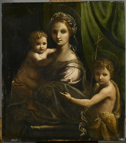 La Vierge à l'Enfant avec le petit saint Jean Baptiste, image 1/2