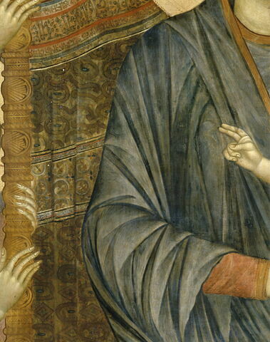 La Vierge et l'Enfant en majesté entourés de six anges (Maestà), image 5/11