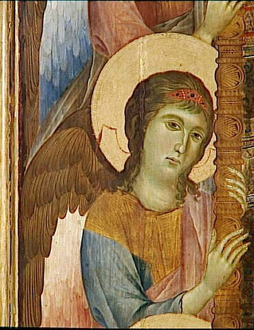 La Vierge et l'Enfant en majesté entourés de six anges (Maestà), image 9/11