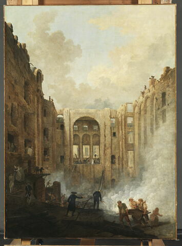 L'incendie de l'Opéra au Palais Royal, en 1781, image 10/12