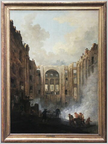 L'incendie de l'Opéra au Palais Royal, en 1781, image 2/12