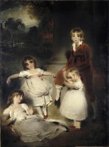 Portrait des enfants d’Ascoyghe Boucherett, dit auparavant à tort Les Enfants de John Angerstein, image 4/4