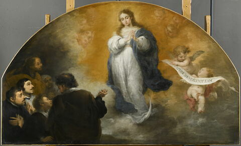 La Vierge de l'Immaculée Conception avec six figures d'hommes en prière, image 2/4