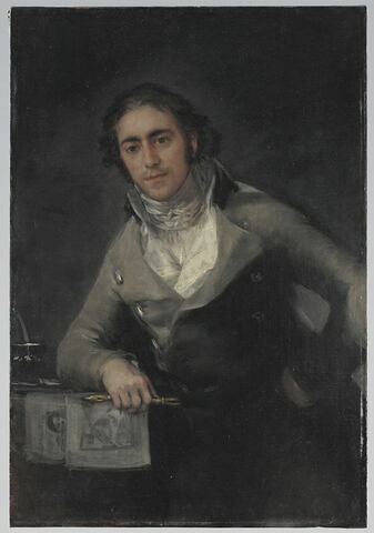 Portrait d'homme, dit aussi Portrait de Don Evaristo Pérez de Castro (1778-1849)