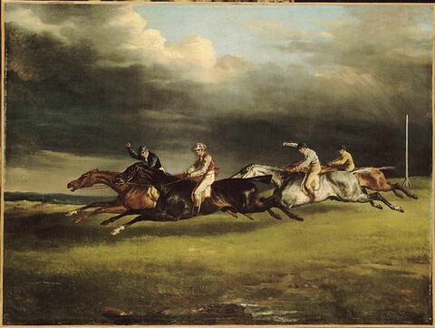 Course de Chevaux, dit traditionnellement Le derby de 1821 à Epsom, image 4/4