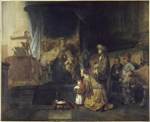 Anna présentant au grand prêtre Eli son fils Samuel