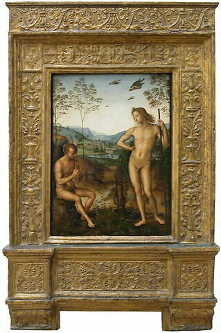 Apollon et le berger Daphni, dit longtemps Apollon et Marsyas, image 8/10
