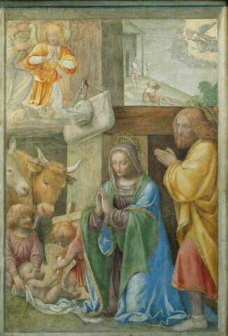 La Nativité de Jésus et l'Annonce aux bergers, image 4/4