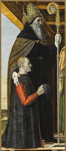 Saint Augustin et un donateur