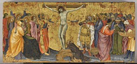 La Crucifixion avec saint François agenouillé portant les stigmates