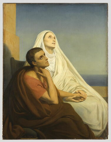Saint Augustin et sa mère sainte Monique